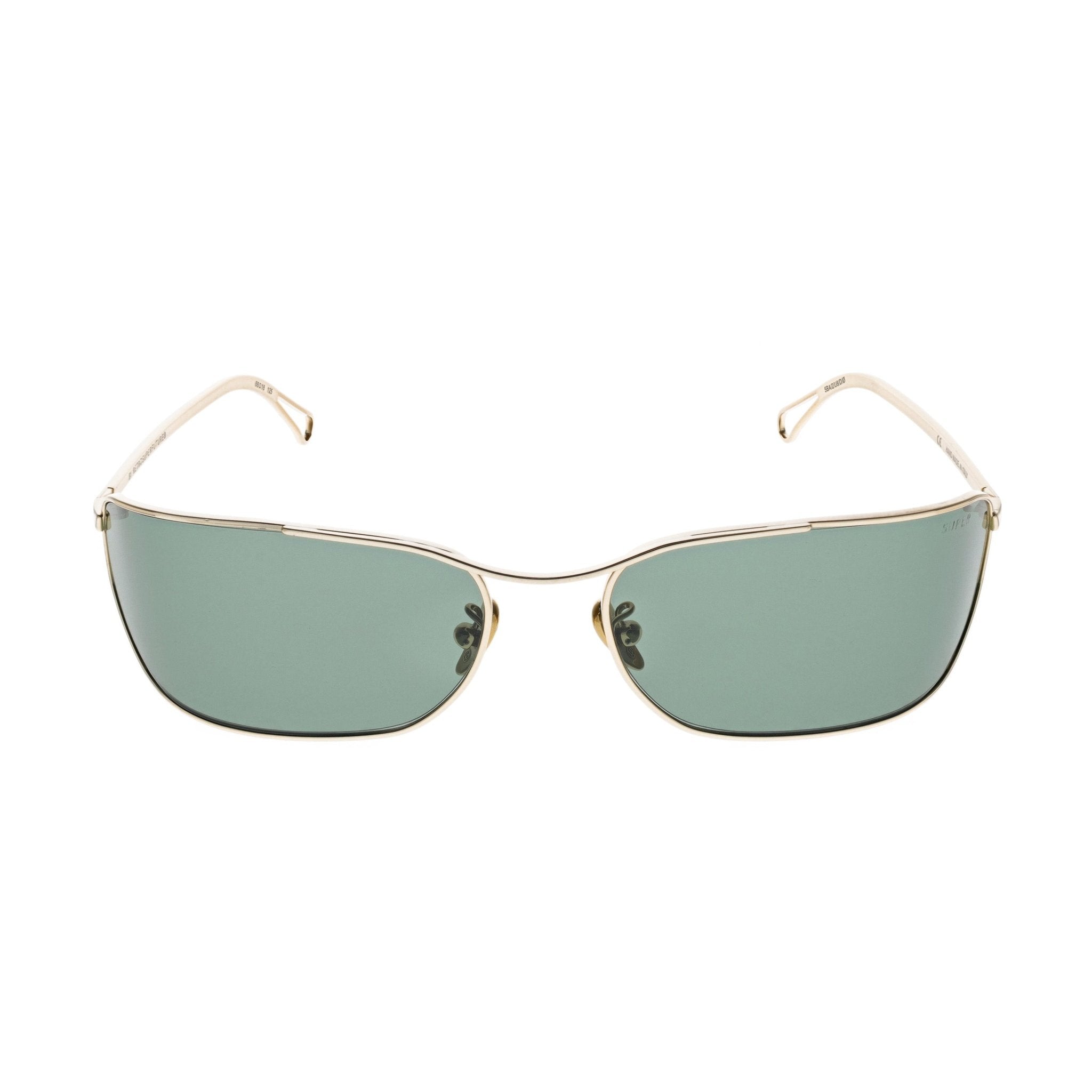 RETROSUPERFUTURE Zebedia Sunglasses - Gold / Green