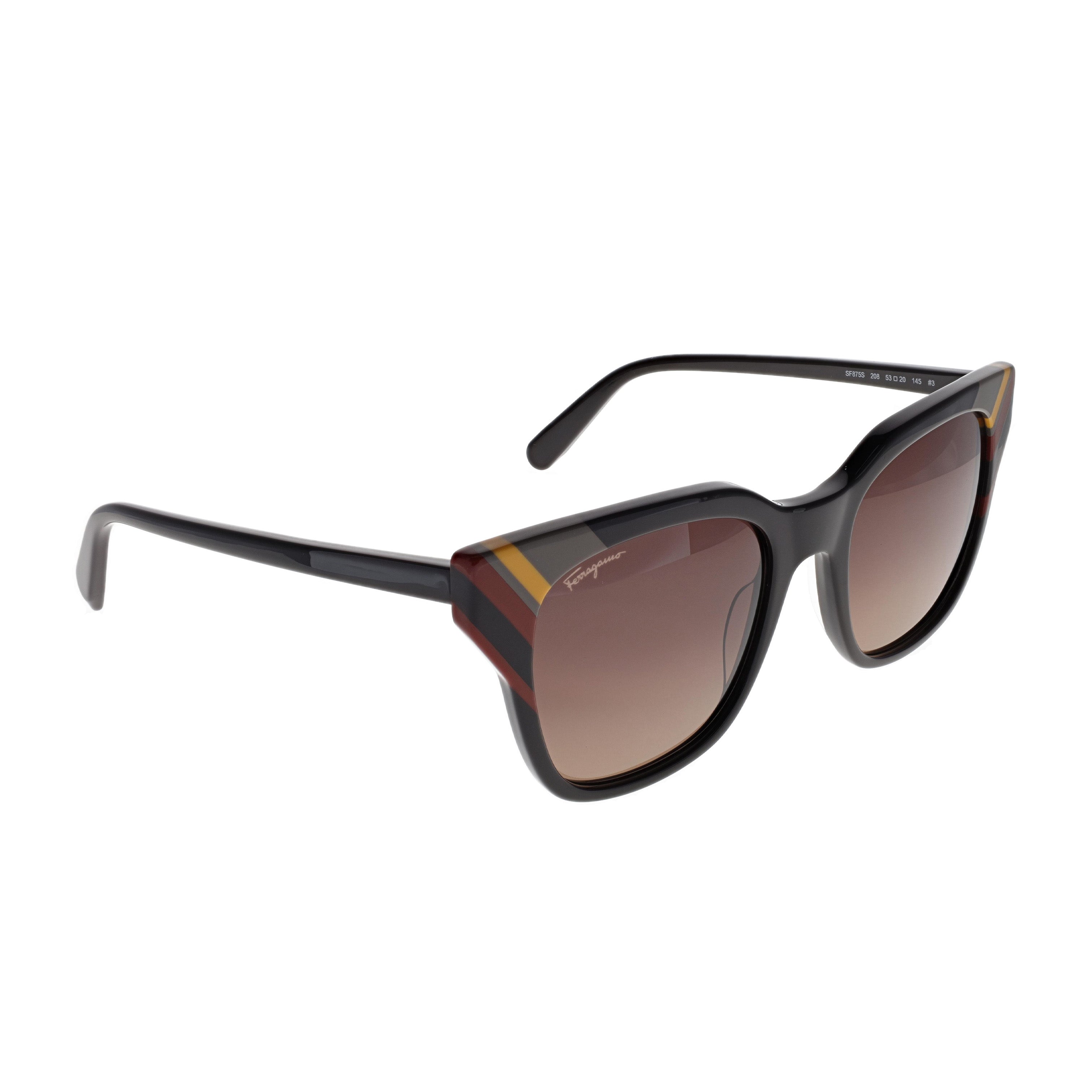 Salvatore Ferragamo Sunglasses - SF875S - Dark Brown