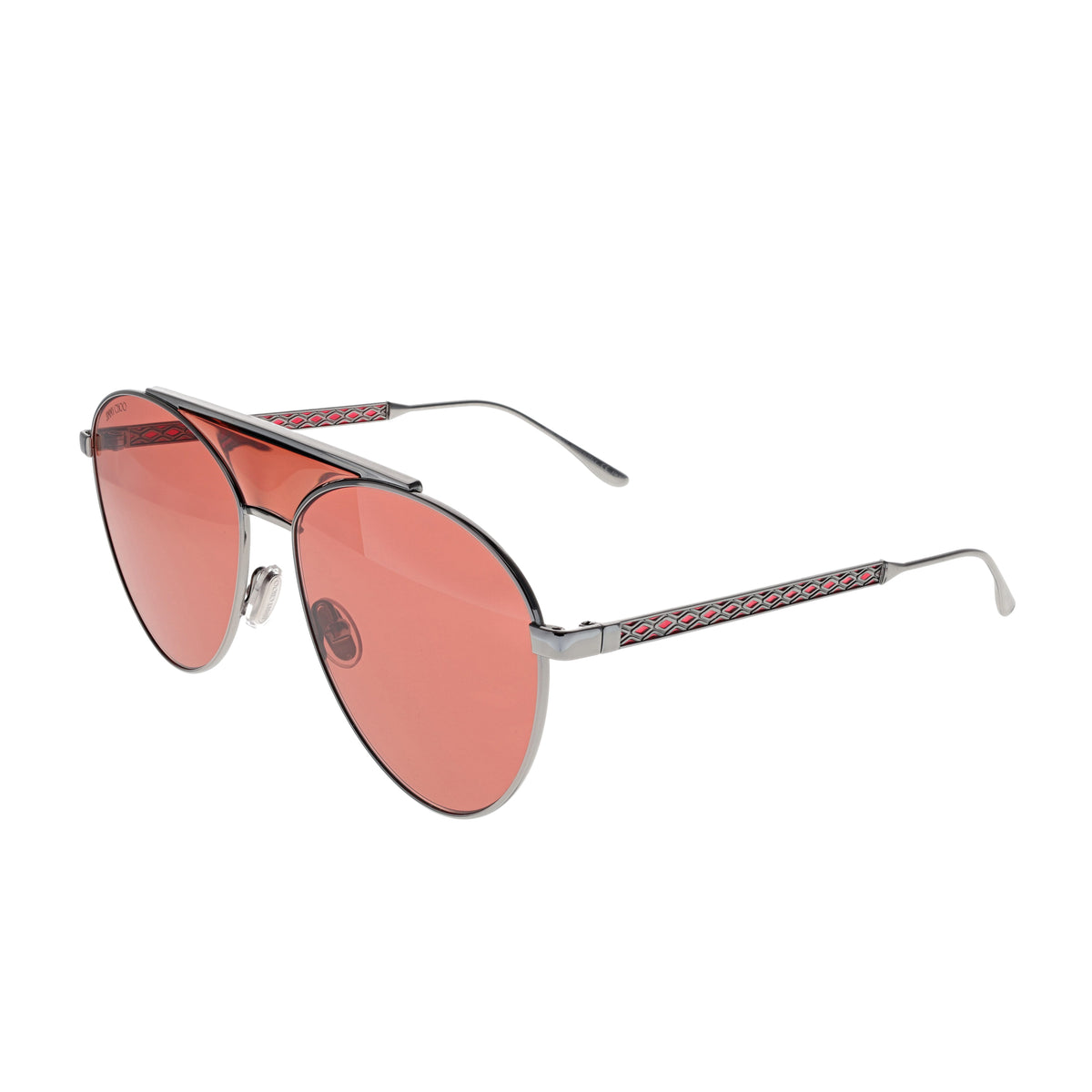 NWOT Jimmy Choo Stained Glass Aviators Jimmy Choo Sunglasses - AVES-GHP – Trovelle main image 4