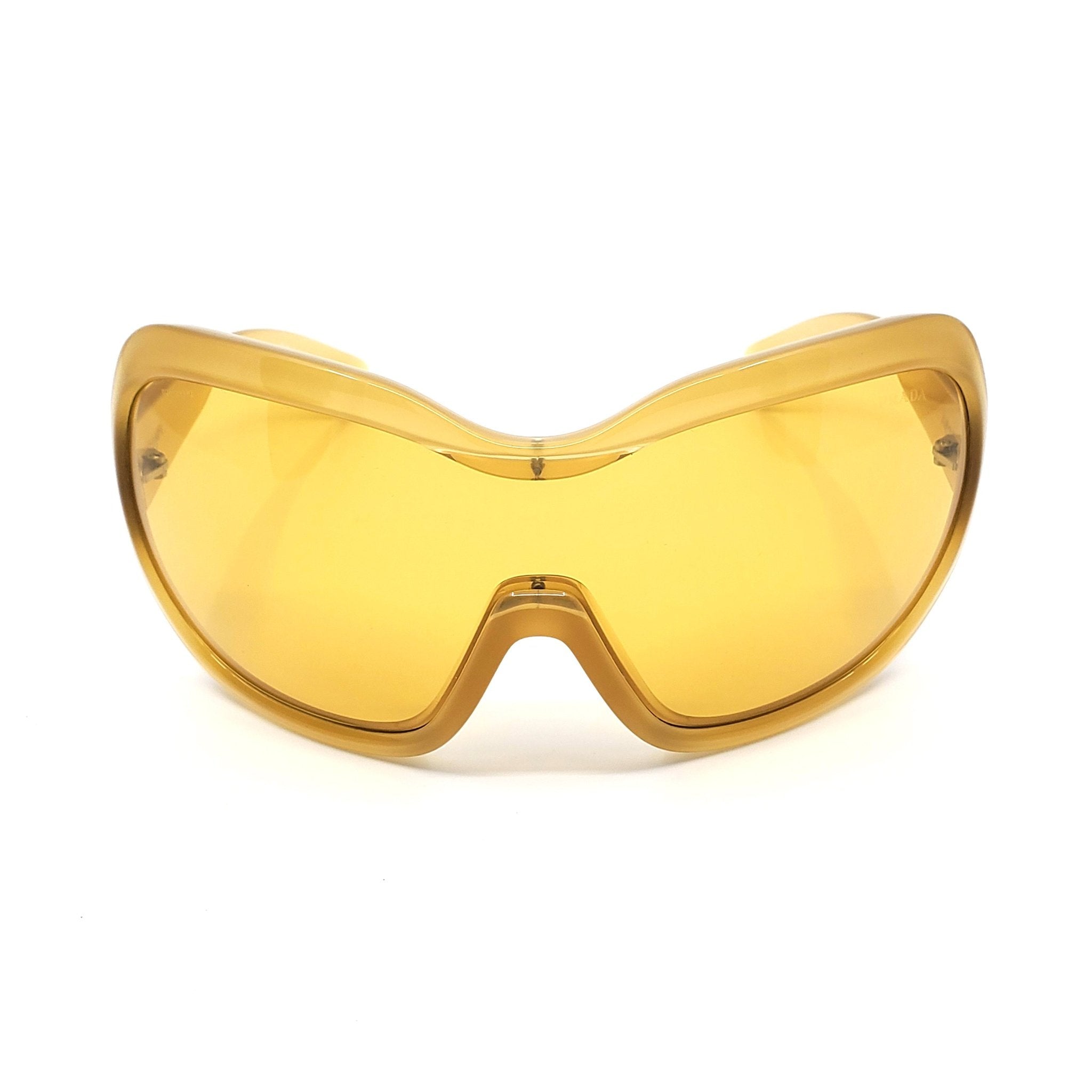 Prada yellow sunglasses outlets for women SPR09S