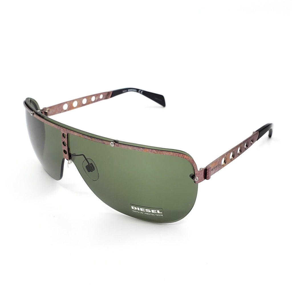 Diesel Semi Rimless Shield Sunglasses - DL0126