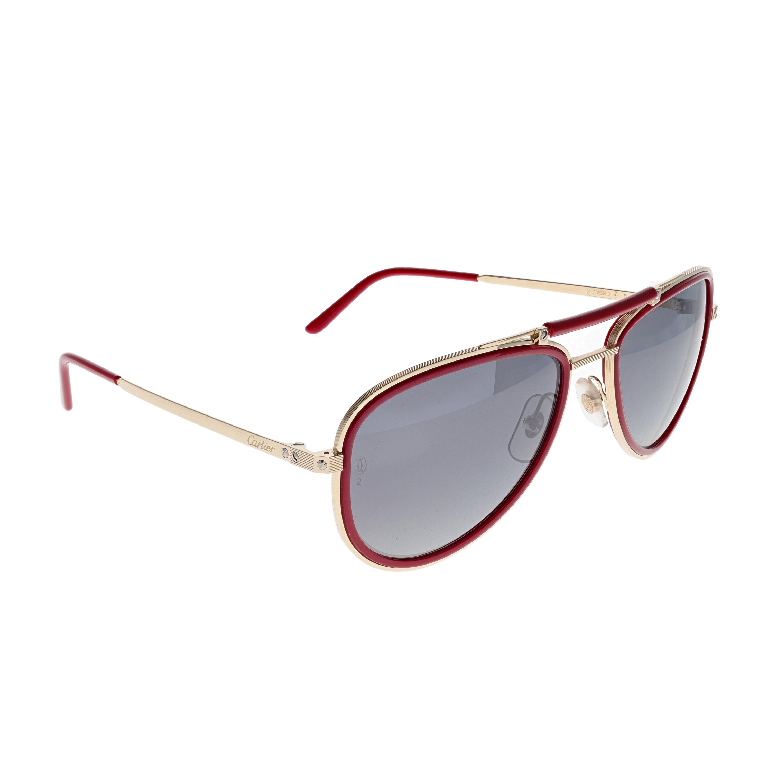 Cartier Sunglasses - CT0078S-001 - Red / Gold