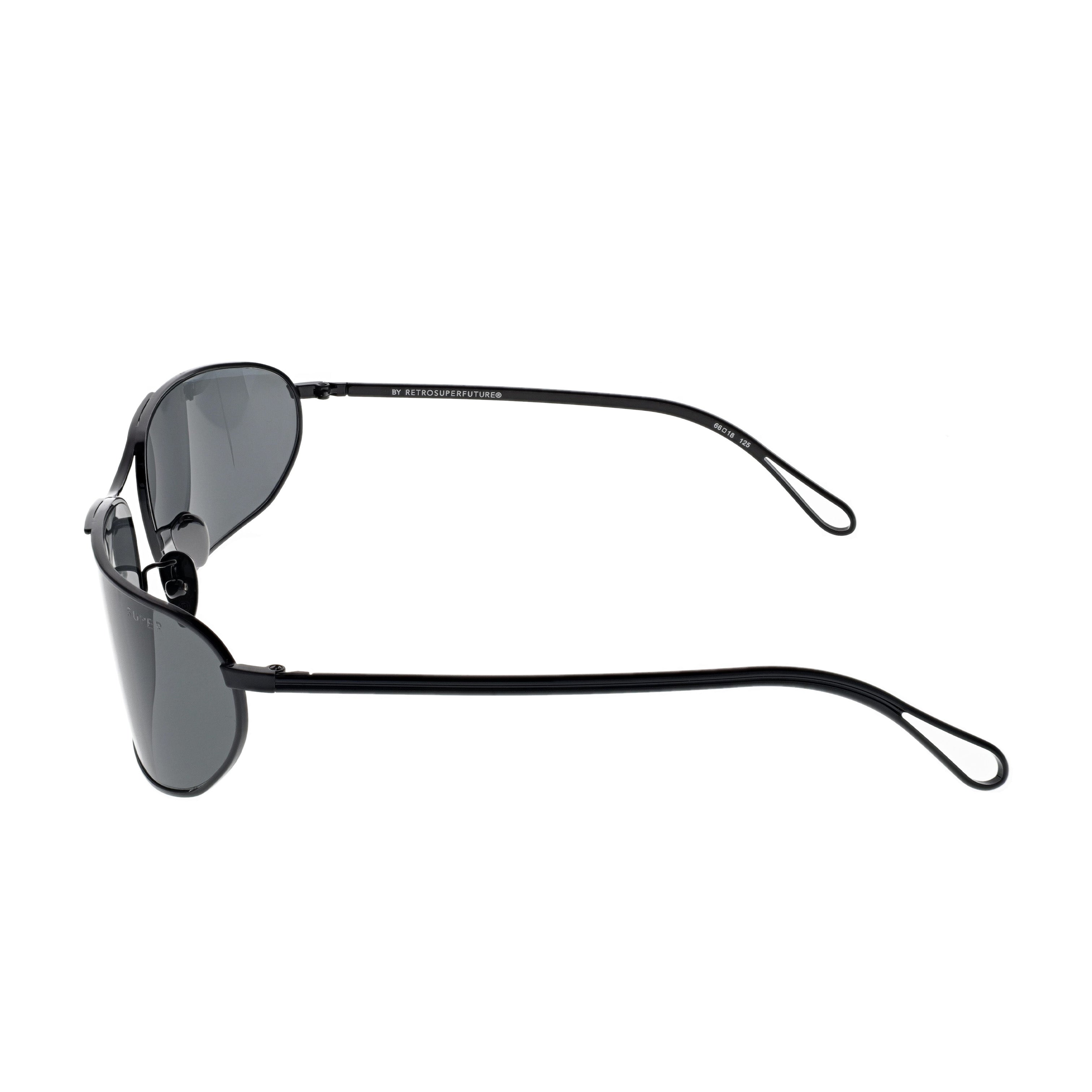 RETROSUPERFUTURE Zebedia Sunglasses - Black / Gray