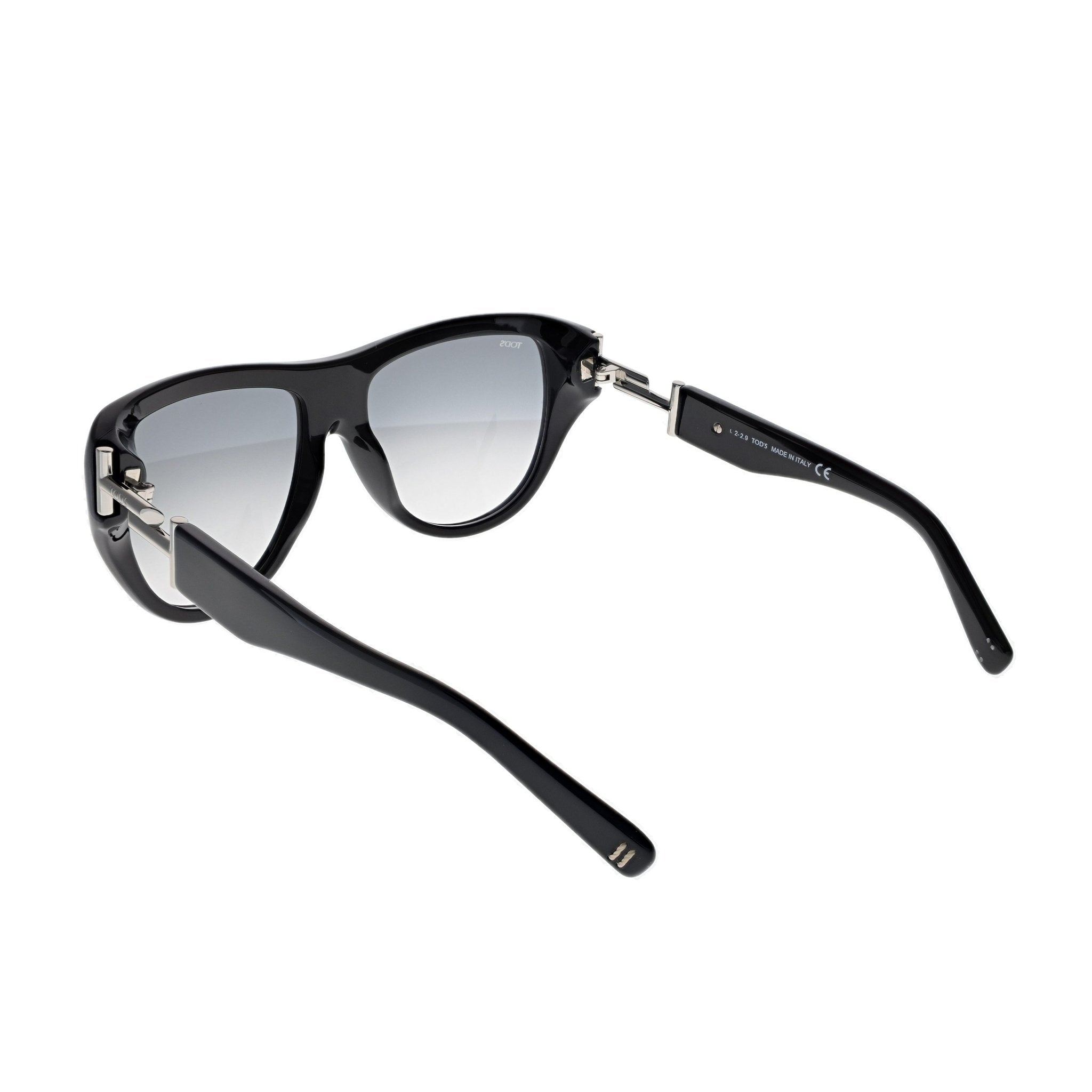 TOD'S TO 02 popular grey chrome silver oversized sunglasses $490